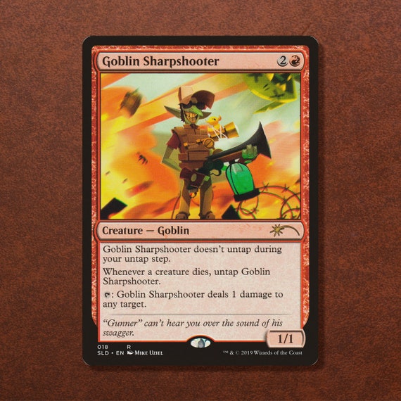 Goblin Sharpshooter Secret Lair Drop please READ Specs Etsy