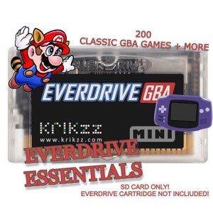 EverDrive GBA Mini ぎこちない Graphite ② 未使用