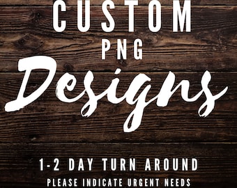Diseño de archivo PNG personalizado / Gráfico o logotipo personalizado