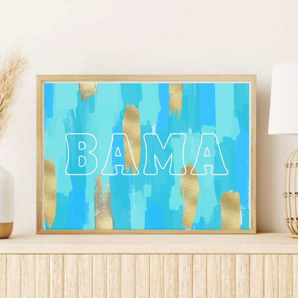 PREPPY / BAMA trendy wall art / digital download