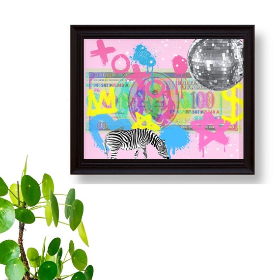 Preppy Spray Paint Wall Art - Etsy