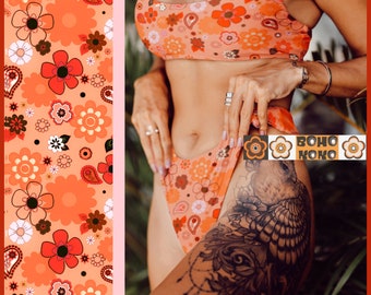 Ditsy Paisley Flower Bikini