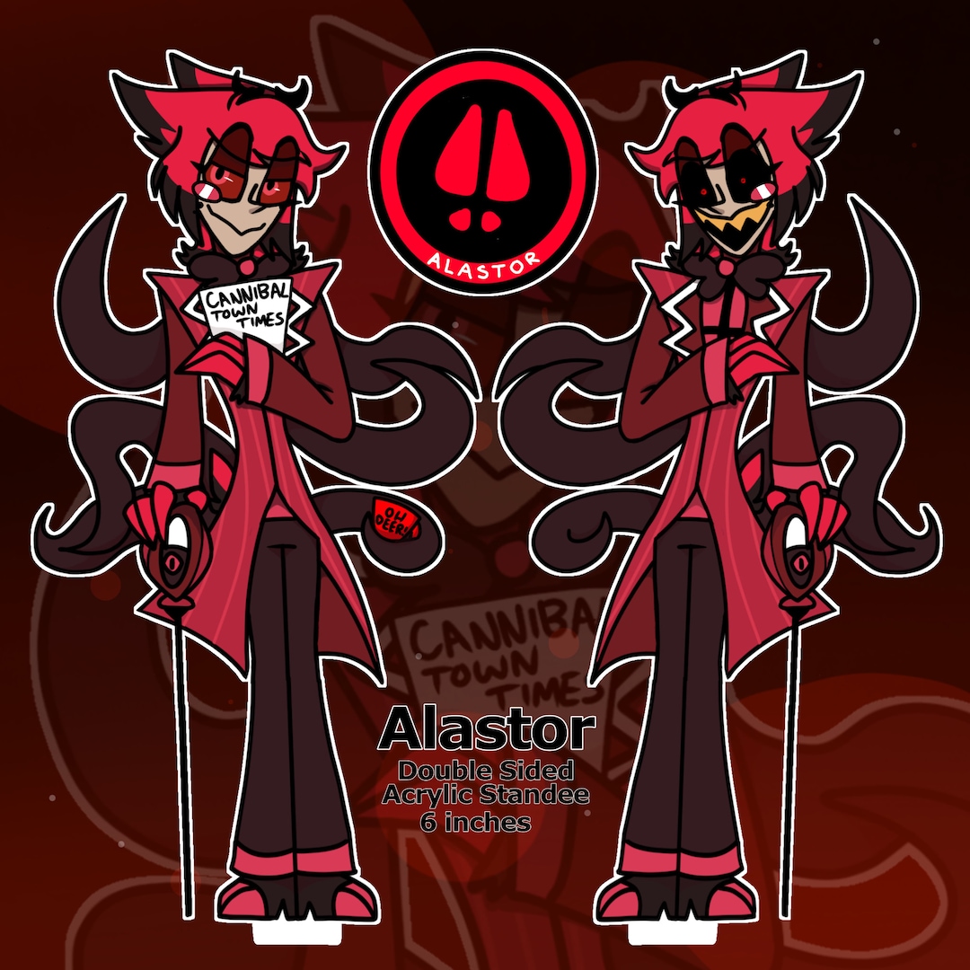 Alastor Standee (PRE-ORDER) Hazbin Hotel - Etsy