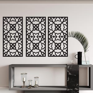 Geometric Wood Wall Art: Laser Cut Panel Decor