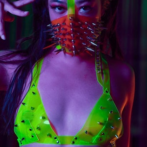 Cage Bandage Women Strappy Lace Bustier Bra Top Elastic Hollow Vest Out  Lace Festival Rave Tops Belt Bralette Crop