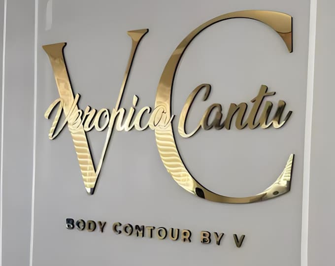 Laser Cut Logo Sign, Beauty Salon Sign, 3D Business Sign, Business Signboard, Custom Laser Cut, Logo With Raised 3D Design, Dentist Sign