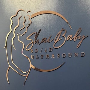 Laser Cut Logo Sign, Beauty Salon Sign, 3D Business Sign, Business Signboard, Custom Laser Cut, Logo With Raised 3D Design, Dentist Sign