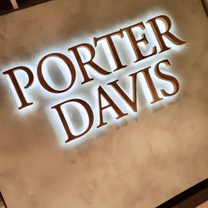Backlit Logo Sign, Beauty Salon Sign, 3D Business Sign, Business Signboard, Custom Laser Cut, Logo With Raised 3D Design, Dentist Sign