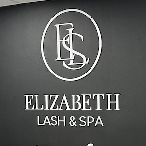 Laser Cut Logo Sign, Beauty Salon Sign, 3D Business Sign, Business Signboard, Custom Laser Cut, Logo With Raised 3D Design, Dentist Signage image 13