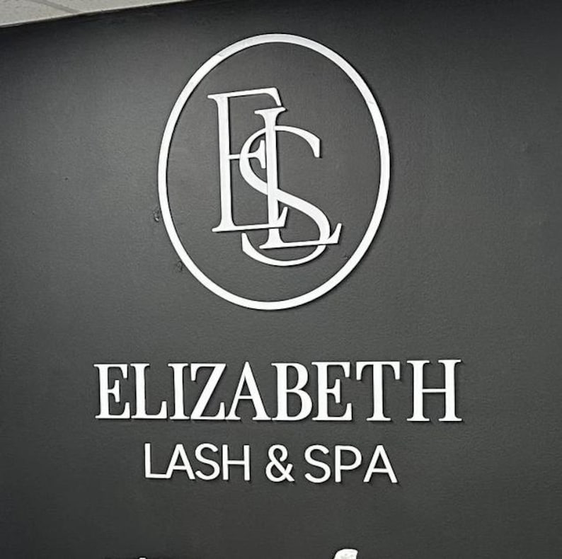 Laser Cut Logo Sign, Beauty Salon Sign, 3D Business Sign, Business Signboard, Custom Laser Cut, Logo With Raised 3D Design, Dentist Signage image 13