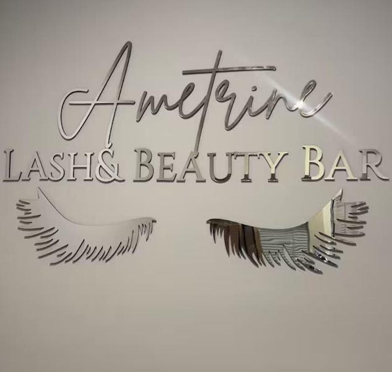 Laser Cut Logo Sign, Beauty Salon Sign, 3D Business Sign, Business Signboard, Custom Laser Cut, Logo With Raised 3D Design, Dentist Signage image 14