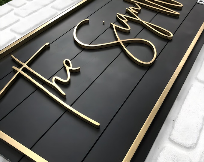 Custom Laser Cut Sign, Clinic Sign, Sign with Raised 3D Design, Business Letter, Eye Doctor Lobby Signage, Reception Logo, Brushed Logo