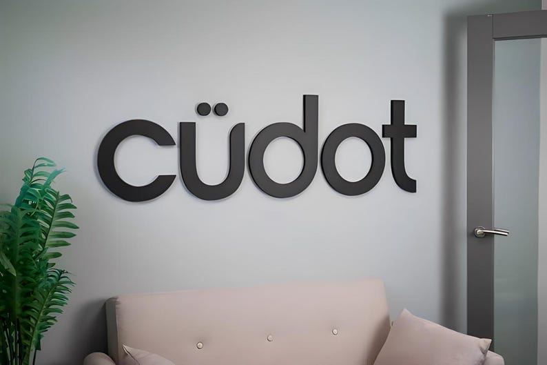 Laser Cut Logo Sign, Beauty Salon Sign, 3D Business Sign, Business Signboard, Custom Laser Cut, Logo With Raised 3D Design, Dentist Signage image 9