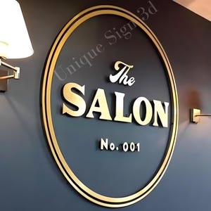 Laser Cut Logo Sign, Beauty Salon Sign, 3D Business Sign, Business Signboard, Custom Laser Cut, Logo With Raised 3D Design, Dentist Sign