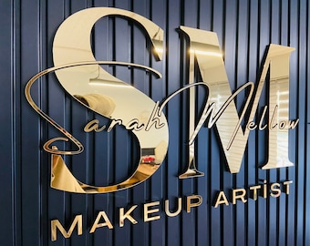 Custom Metal Logo Sign, Metal Business Sign, Business Signage, Large Business Sign, Metal Office Sign, Storefront Sign, Company Logo Sign
