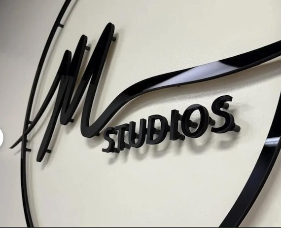 Laser Cut Logo Sign, Beauty Salon Sign, 3D Business Sign, Business Signboard, Custom Laser Cut, Logo With Raised 3D Design, Dentist Sign