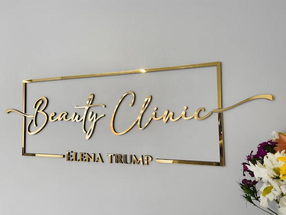 Laser Cut Logo Sign, Hotel Sign, adress Sign, Business Sign, Custom Laser Cut, Logo With Raised 3D Design, Dentist Sign