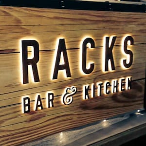 Backlit Logo Sign, Beauty Salon Sign, 3D Business Sign, Business Signboard, Custom Laser Cut, Logo With Raised 3D Design, Dentist Signage bild 13