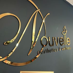 Laser Cut Logo Sign, Beauty Salon Sign, 3D Business Sign, Business Signboard, Custom Laser Cut, Logo With Raised 3D Design, Dentist Sign