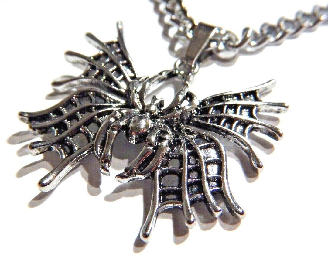 Gothic Steampunk Spider  Butterfly Necklace Eboy Jewelry Etsy