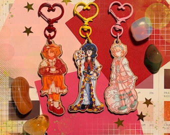 Original Character Keychain | Wooden keychain