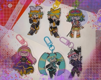 VOCALOID Acrylic Chibi Keychain - Double Sided