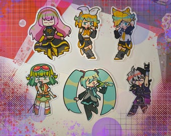 VOCALOID Die Cut Chibi Sticker