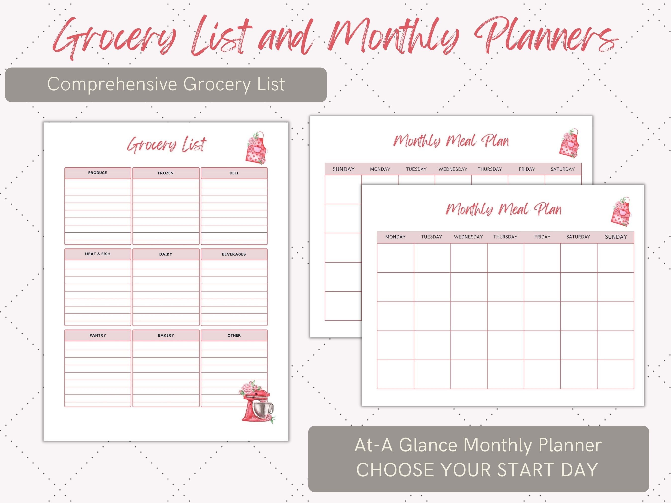 Printable Recipe Binder Kit Printable Meal Planner Re vrogue.co