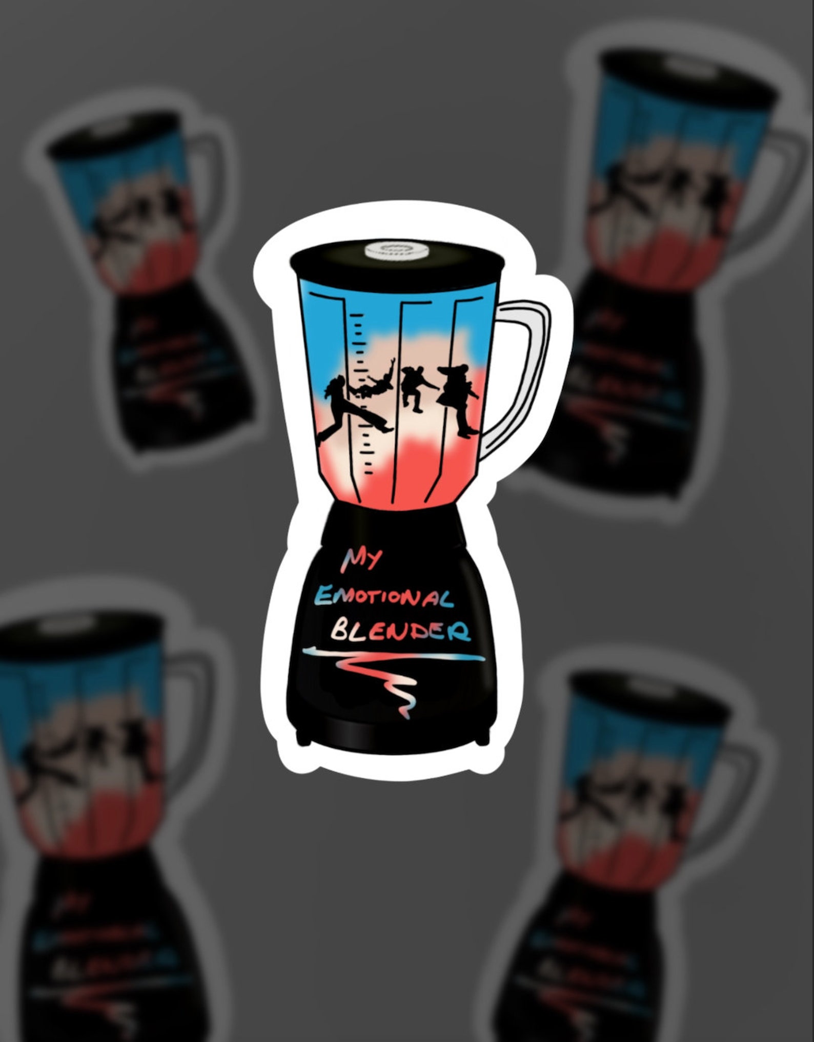 5sos Emotional Blender Sticker Etsy