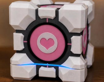 Companion Cube Steam Machine Case, 3D Printed Portal 2 Gamer Merch