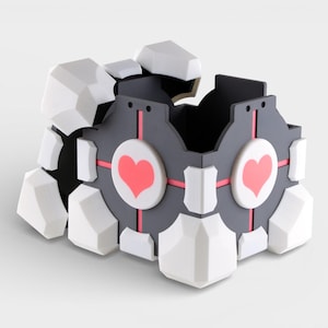 Portal Companion Cube Box | 3D Printed Storage Container
