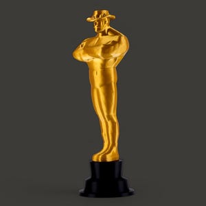 Premio Saxxy de Team Fortress 2 / Trofeo Saxton Hale de TF2 impreso en 3D a tamaño real