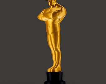 Team Fortress 2 Saxxy Award | Life Size 3D Printed TF2 Saxton Hale Trophy