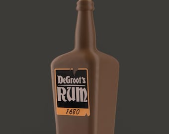 TF2 Scottish Handshake Prop, 3D Printed Team Fortress 2 Demoman Bottle Replica