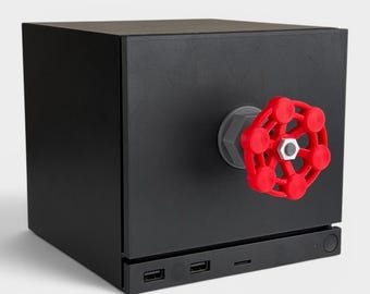 Valve Logo Steam Machine Faceplate, 3D Printed Valve Corporation Logo Steam Machine Cover Panel