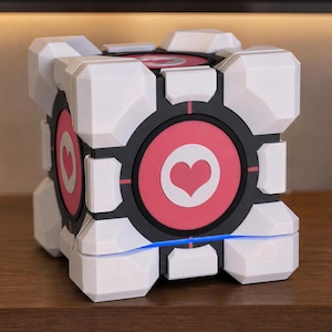 Companion Cube Steam Machine Case, 3D Printed Portal 2 Gamer Merch