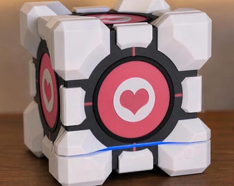 Companion Cube Steam Machine Case, 3D Printed Portal 2 Gamer Merch