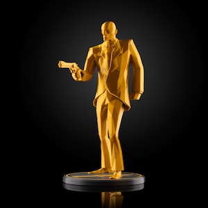 Team Fortress 2 Spy Figurine | 3D Printed Low Poly TF2 Spy Model | Choose Any Color!
