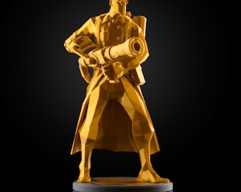 Team Fortress 2 Medic Figurine, Low Poly TF2 Prop