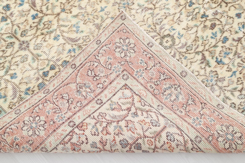 5x8 Area Rug, Colorful Rug, 5x8 Turkish Rug, Living Room Rug, Vintage