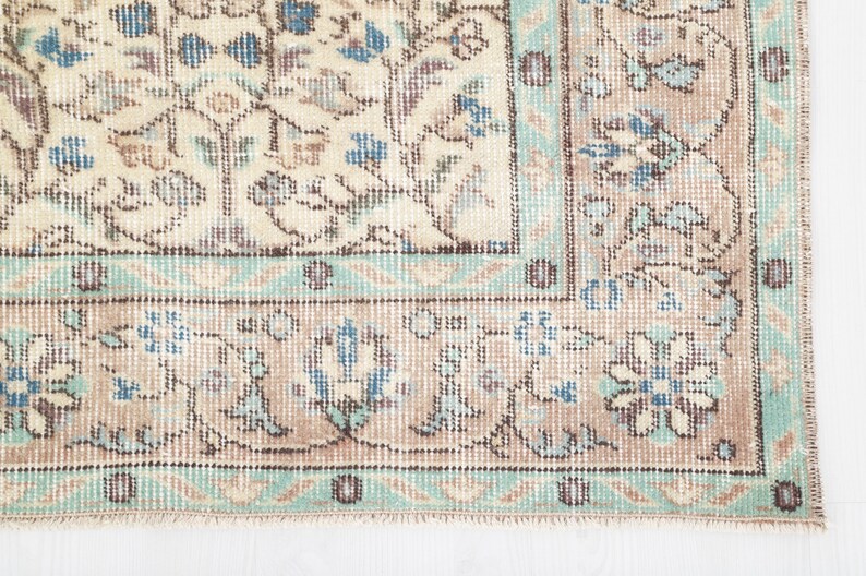 5x8 Area Rug, Colorful Rug, 5x8 Turkish Rug, Living Room Rug, Vintage