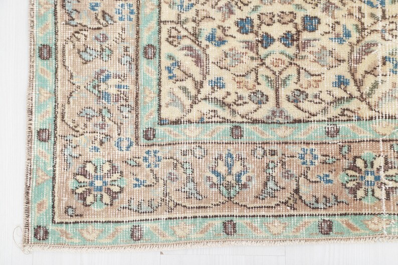 5x8 Area Rug, Colorful Rug, 5x8 Turkish Rug, Living Room Rug, Vintage