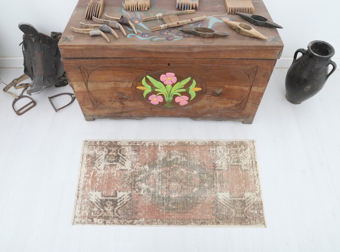 2x3 Mini Turkish Rug Bathroom Rug Door Mat Rugwool Etsy