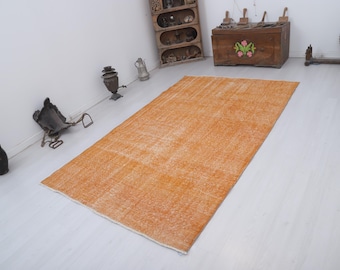 5x8 Anatolian Rug, Vintage Rug, Turkish Rug, Neutral Rug, Antique Rug,Wool Rug,Area Rug,Handmade Rug,Oushak Rug,Bohemian Rug,Boho Rug,33882