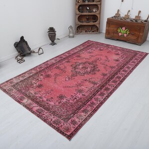 Muted Rug 5x9, Anatolian Rug, 5x9 Rug, Turkish Vintage Rug, Vintage Turkish Rug,Oushak Vintage Rug,Turkish Rug,Vintage Rug,Faded Rug,25297