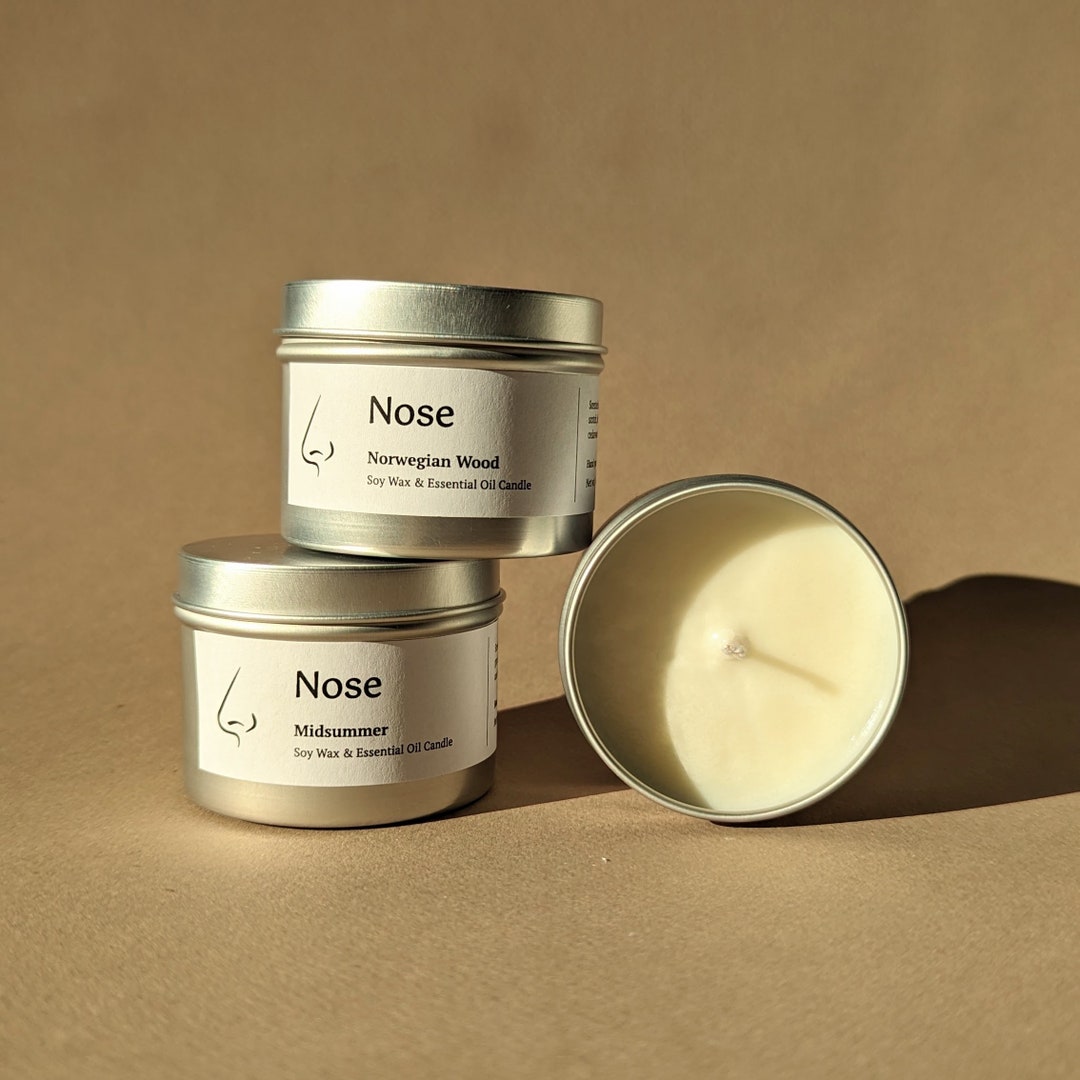 Soy Candles Gift Set | Natural Essential Oil Soy Candles in Travel Jars ...