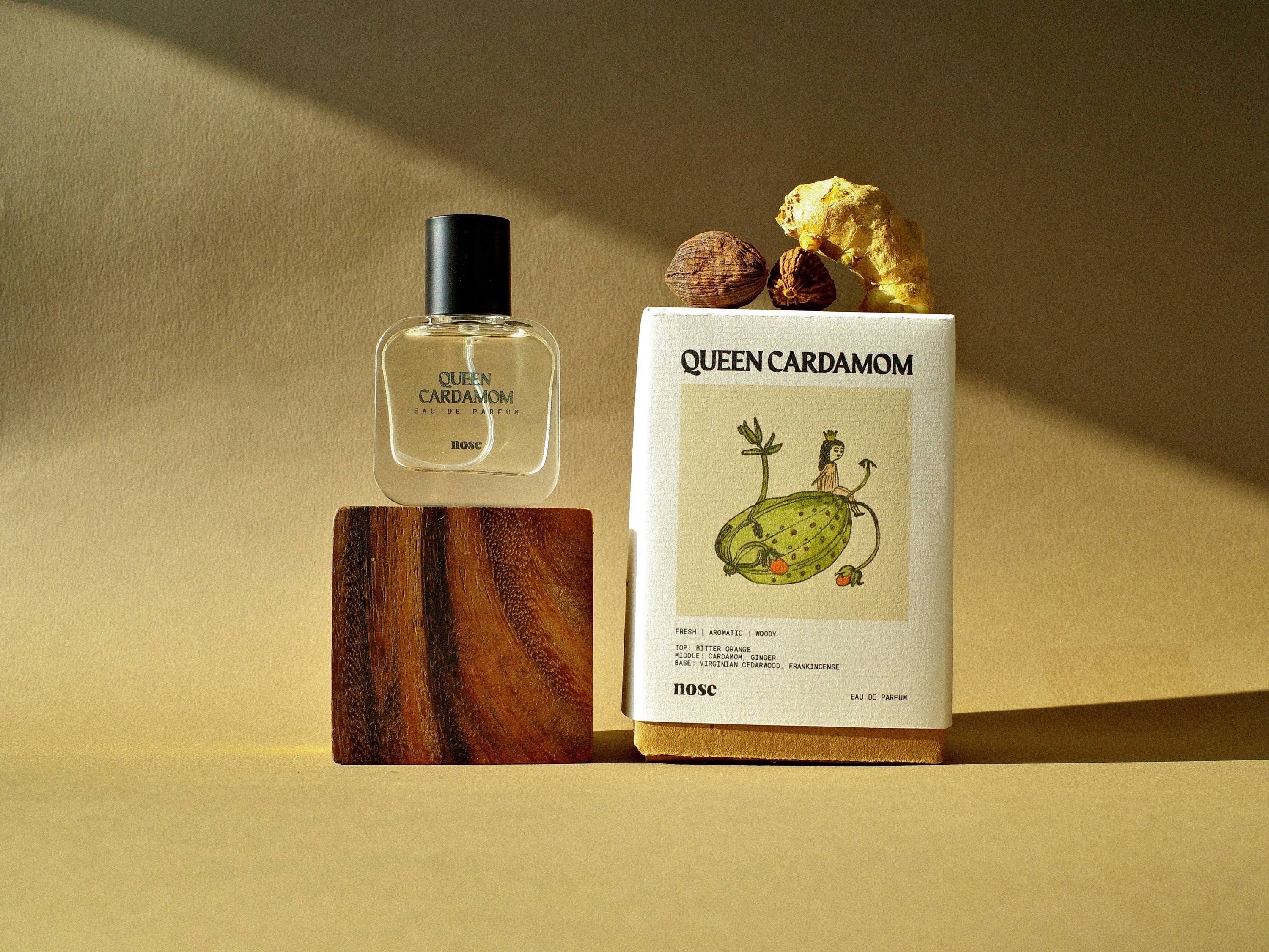 QUEEN CARDAMOM | Cardamom & Ginger Perfume | Eau de Parfum