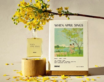 WHEN APRIL SINGS | Sweet Black Tea Perfume | Spring Eau de Parfum