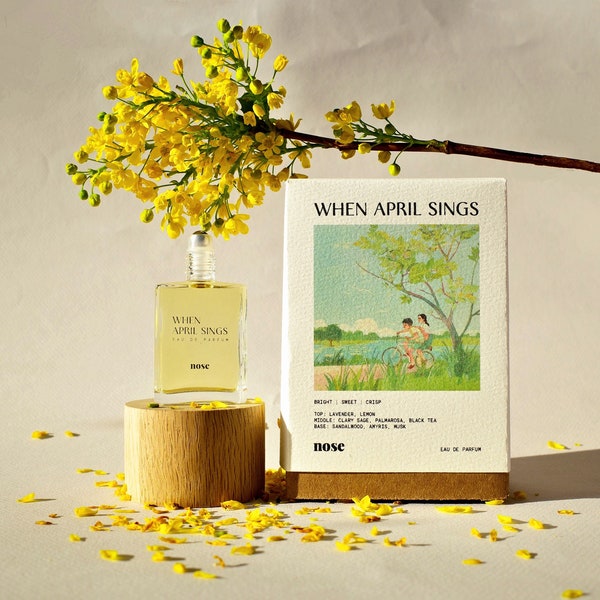 WHEN APRIL SINGS | Sweet Black Tea Perfume | Spring Eau de Parfum