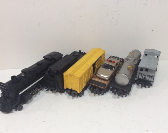 Lionel Scout Train Set 8644 Steam Engine With 4 Freight Cars 0 Scale Etsy